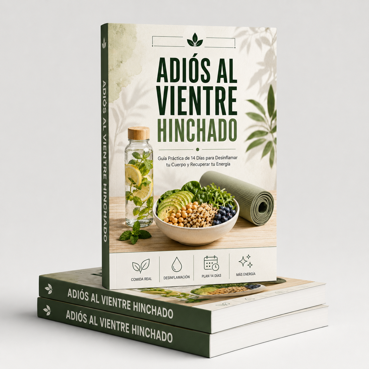 Adiós al Vientre Hinchado: Guía Práctica de 14 Días para Desinflamar tu Cuerpo y Recuperar tu Energía