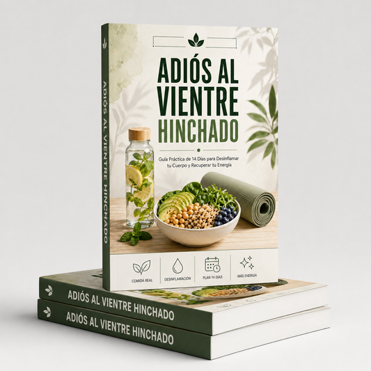 Adiós al Vientre Hinchado: Guía Práctica de 14 Días para Desinflamar tu Cuerpo y Recuperar tu Energía